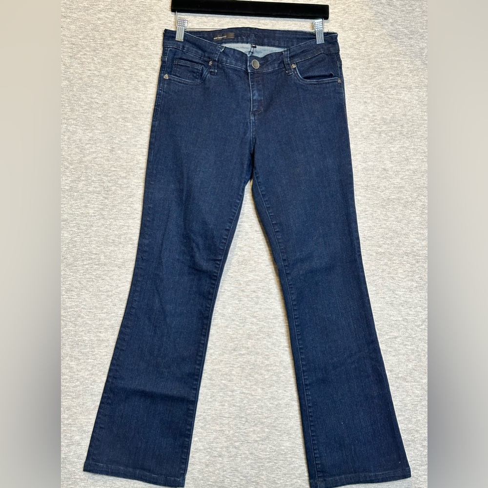 KUT FROM THE KLOTH Dark Wash Baby Bootcut Cotton Blend Denim Jean Pants Size 8